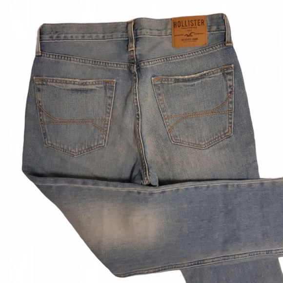 HOLLISTER Distressed Jeans, Classic Taper, Straight Legs - Picture 2 of 8